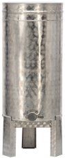 Edelstahlbehälter auf Ständer mit Ventil und Deckel 100 L – BEE1413