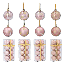 Set mit 8 Christbaumkugeln, 6 cm – BAI9785