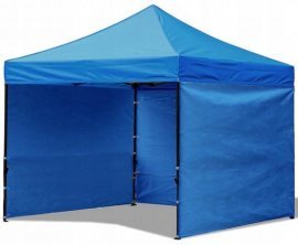 Gewerbe- und Gartenpavillon 3x3 m – blau – NAM7458