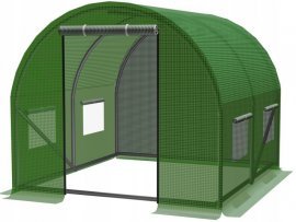 Gartengewächshaus 2x2 m - 2 Segmente - TUN5545