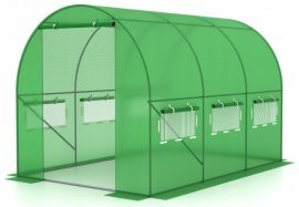 Garten-Gewächshaus 3x2x2 m – grün – 3 Segmente – TUN5552