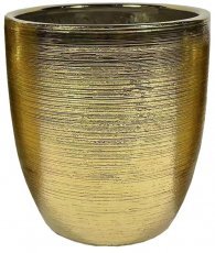 Gartenblumentopf 25 cm – golden – ELI2203