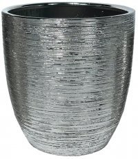 Gartenblumentopf 25 cm – Silber – ELI2234