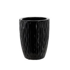 Blumentopf für den Garten 24,5 cm – schwarz – ELI2456