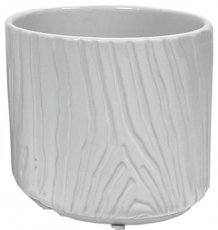 Gartenblumentopf 13 cm – Weiß Matt – ELI2333