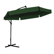 Gartenschirm mit LED-Bezug 3 m – grün – GAO1510