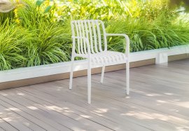 Gartenstuhl – weiß – FAT8656