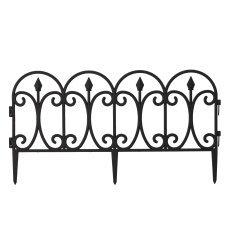 4-teiliges Gartenzaun-Set, 60 x 33 cm – DOS2347