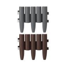 8er-Set Gartenzaun-Elemente, 23,5 x 28 cm – DOS2361