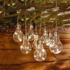 Solar-Gartenlichterkette 2 + 1,8 m mit 10 LED – Weiß – SOL3538