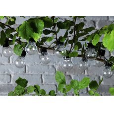 Solar-Lichterkette für den Garten 2 + 1,8 m mit 10 warmweißen LEDs – SOL3583