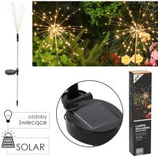 Solarleuchte 90 cm mit 150 LEDs – warmweiß – SOL3798