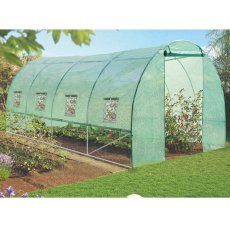 Gartengewächshaus 4.5x2x2 m - grün - TUN3927