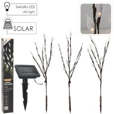 LED-Solarleuchte mit 3 Zweigen, 60 LEDs – warmweiß – SOL6094