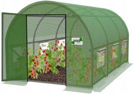 Gartengewächshaus mit 3 Segmenten 4x2,5x2 m - TUN6216
