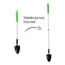 Gartenschaufel mit teleskopierbarem Stiel 71–106 cm – WAN6766