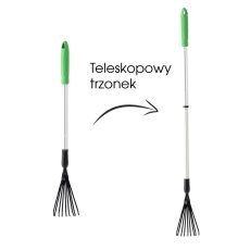 Besenrechen mit Teleskopstiel 77,5–112 cm – WAN6773
