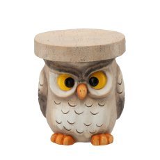 Gartenfigur – Eule als Blumentopfhalter – GOT8975