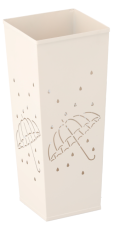 <span>Regenschirmständer 20x20x48 cm – Weiß – GOM1487</span>