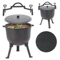 Gusseiserner Jagdkessel 11 L - BBQ3727