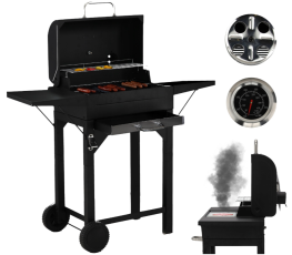 Holzkohlegrill mit Rädern - BBQ6049
