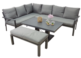 Gartenmöbel-Set – Grau – ALM9422