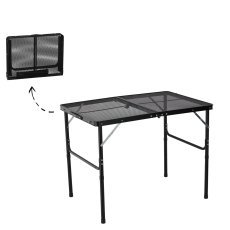 Klappbarer Campingtisch – Schwarz – OXE8425