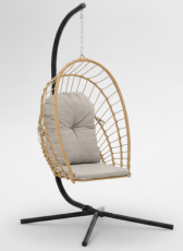 Hängesessel Eris – klappbar – braun – FAT0923