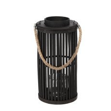 Holzlampe 40x20 cm – Schwarz – ILS1333