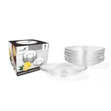 Set mit 6 hellen Untersetzern, 10,5 cm – JIN100
