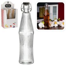Runde Glasflasche 1150 ml mit Bügelverschluss - IDE0581