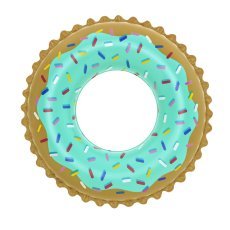 Aufblasbarer Schwimmring Süßer Donut Ø91 cm - BES36300