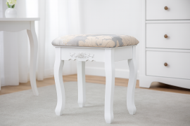Taburet Vintage – Weiß – PHO8447