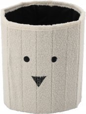 Chomik - Faltbarer Hocker mit Stauraum – Weiß – PHO4243