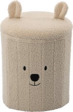 Chomik - Faltbarer Hocker mit Stauraum – Beige – PHO4250