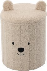 Chomik - Faltbarer Hocker mit Stauraum – Beige – PHO4250