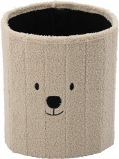Chomik - Faltbarer Hocker mit Stauraum – Beige – PHO4250