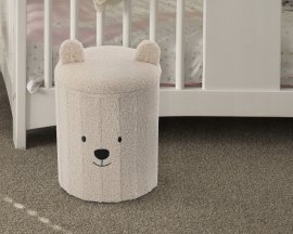 Chomik - Faltbarer Hocker mit Stauraum – Beige – PHO4250