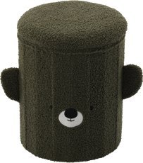 Chomik - Faltbarer Hocker mit Stauraum – Grün – PHO4267