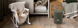 Chomik - Faltbarer Hocker mit Stauraum – Grün – PHO4267