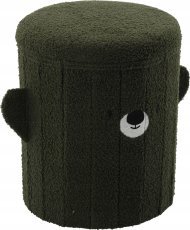 Chomik - Faltbarer Hocker mit Stauraum – Grün – PHO4267