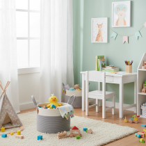 Chomik - Wäsche- oder Spielzeugkorb, Größe M – grau – NIZ5028
