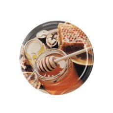 Deckel Ø82 6z Glas mit Honigkugel M21 Karton, 750 Stück Hamster