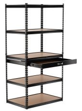 Regal mit 5 Ebenen und Schublade – GWI2127