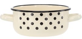 Emaille-Topf mit zwei Griffen 1,5 L - EMA3301