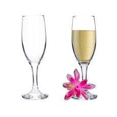 Komplettset mit 6 Champagnergläsern 190 ml Misket *5718