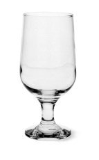 Set aus 6 Biergläsern mit Stiel, 385 ml, klar *0884