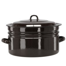 Emaille-Topf 25 L – Braun – EMA3608