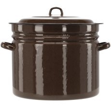 Emaille-Topf 40 L – braun – EMA3615