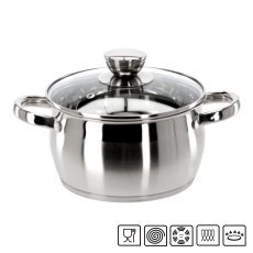Edelstahltopf mit Deckel 2 L – KIR3332